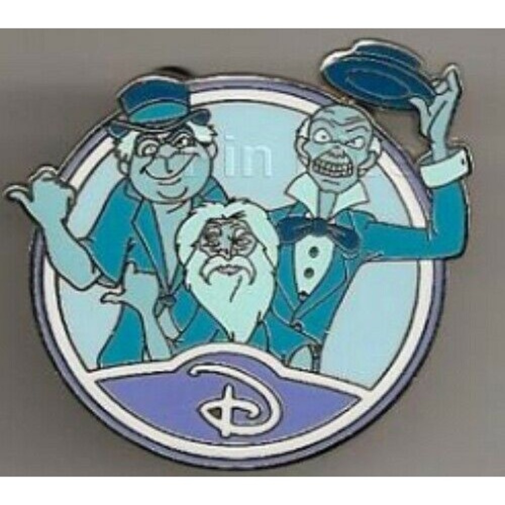 Disney Pin Haunted Mansion Hitchhiking Ghosts Mystery Circle Icon D WDW 88453